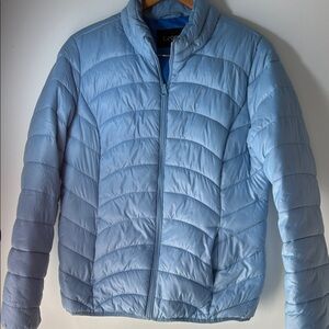 George Men's Sky Blue Puffer Jacket